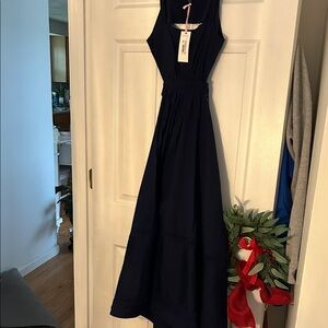 Vineyard Vines Navy Sleeveless Maxi Dress